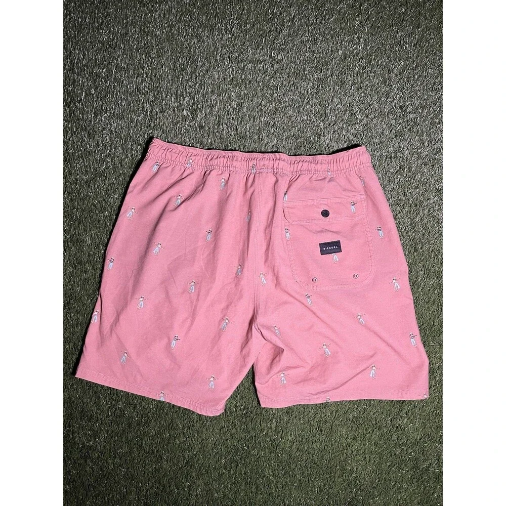 Men’s 2XL Rip Curl Coral Board Shorts W/ Hula Girls